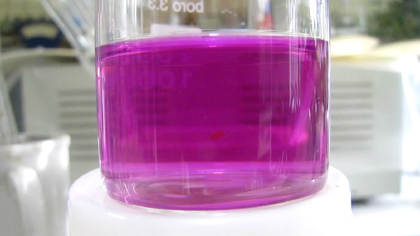         . Reduction of potassium permanganate by zinc and sulfuric acid)